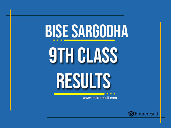 BISE Sargodha 9th Class Result 2022 | Sargodha Board SSC Part 1 Result