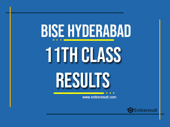 BISE Hyderabad 11th Class Result