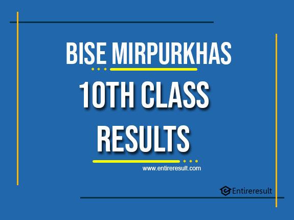 BISE Mirpurkhas 10th Class Result