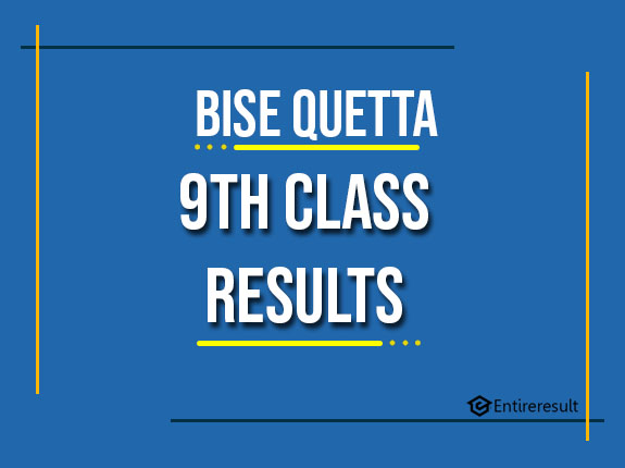 BISE Quetta 9th Class Result