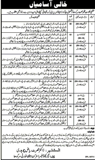 District Health Authority Sargodha Jobs 2022