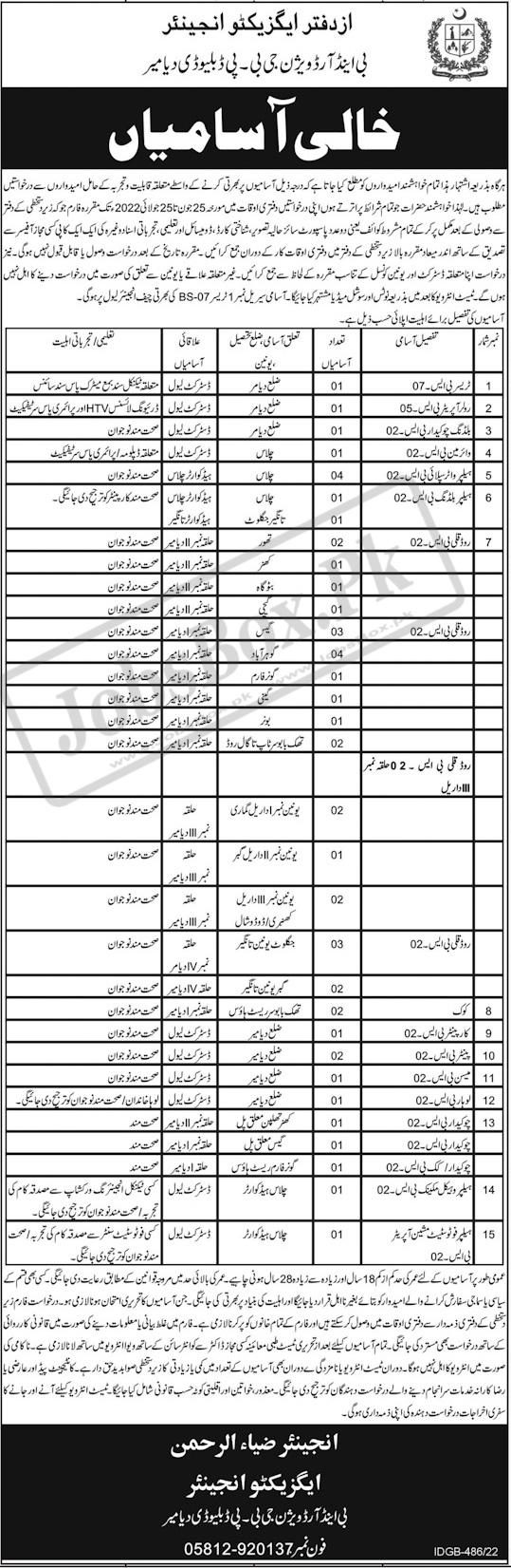Public Works Department Gilgit Baltistan has announced new employment opportunities for interested individuals who are looking for Government Jobs in Gilgit Baltistan.