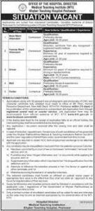 Khyber Teaching Hospital KTH Peshawar Jobs 2022