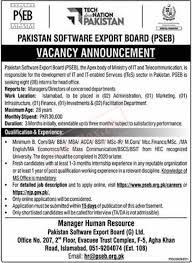 Pakistan Software Export Board PSEB Internships Jobs 2022 / www.pseb.org.pk