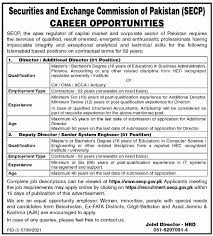 Securities and Exchange Commission of Pakistan SECP Jobs 2022