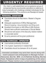 Personal Assistant Jobs in Rawalpindi