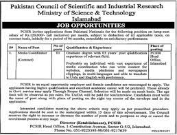 Ministry of Science and Technology Jobs 2022 at PCSIR