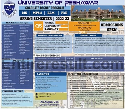 UNI Peshawar adv